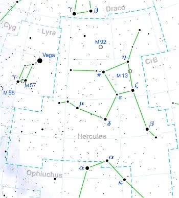 Furuhjelm 46 is located in the constellation Hercules