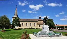 Church and war memorial