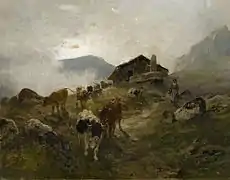 Cows on the Alm