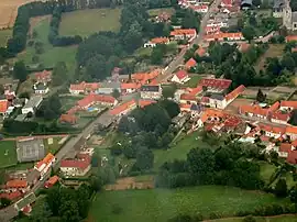 An aerial view of Hermaville