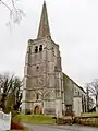 Saint Georges church in winter