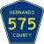 County Road 575 marker