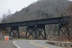 Norfolk Southern bridge over West Virginia Route 10