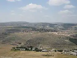 View of Tekoa from Herodion