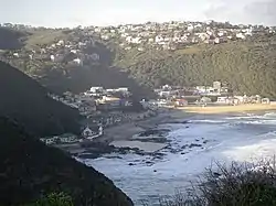 View from a lookout point south west of the town.