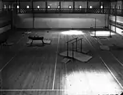 Interior of Herron Gymnasium, circa 1898