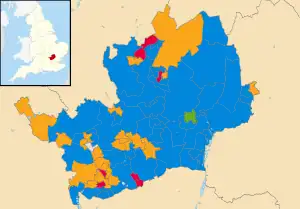 2021 results map