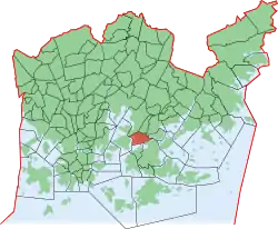 Position of Herttoniemenranta within Helsinki