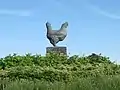 Chicken statue