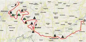 Final 90 km of the race