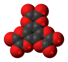 Hexahydroxybenzene trisoxalate molecule