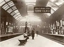 The station platforms in 1892