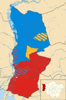 Hillingdon 2002 results map