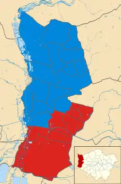 Hillingdon 2018 results map