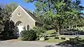 Hillsboro Cemetery chapel.