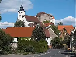 Saint Matthew Church and Hiltpoltstein Castle