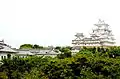 Himeji castle as seen from the princess's quarters