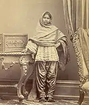 Portrait of a Sindhi Hindu girl from Sindh