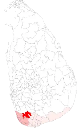 Location of Hiniduma