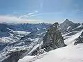 View from the Hintertux Glacier (below the Gefrorenen Wand) looking south (Schlegeis) (Feb 2007)