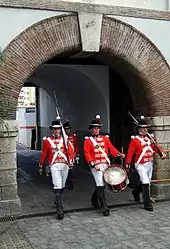 Re-enactment of the Ceremony of the Keys at Grand Casemates Square, Gibraltar by History Alive, 2007.