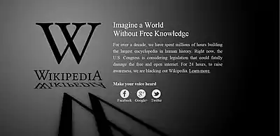 Wikipedia Blackout