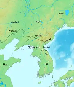 Gojoseon in 108 BC