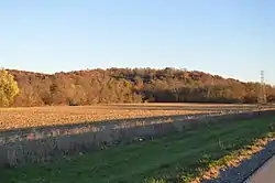 Hocking River valley north of Sugar Grove