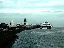 Glory days: mooring at Hook of Holland on return from Harwich (2005).