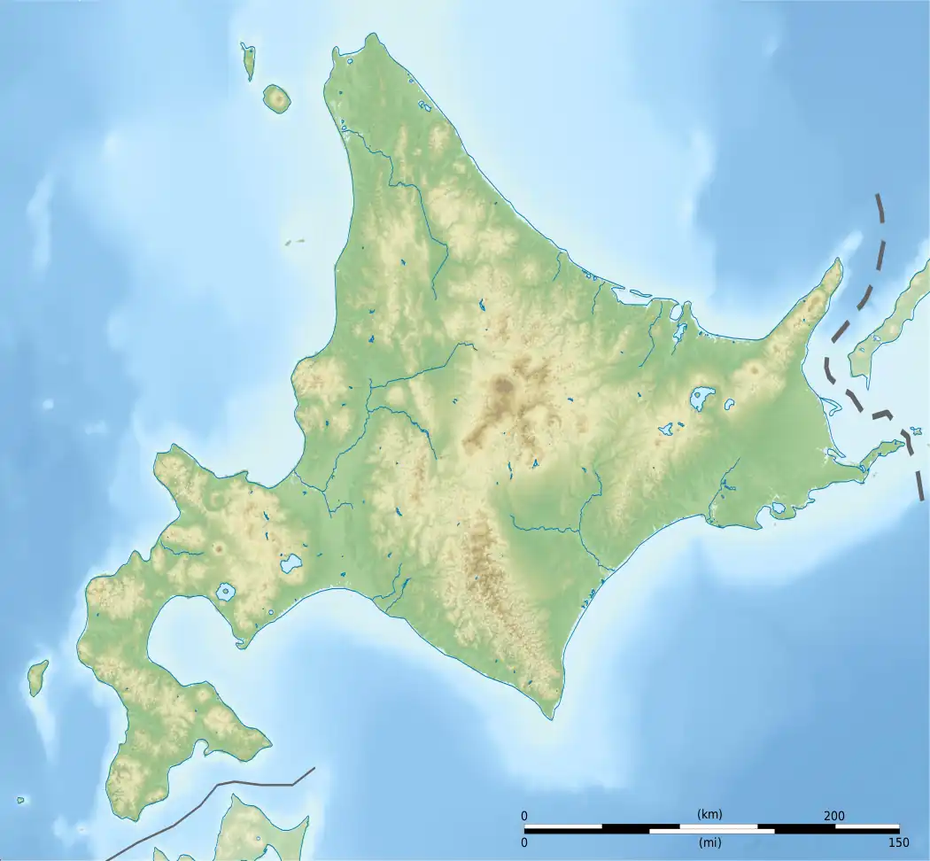 Mount Maru is located in Hokkaido