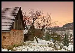 Houses in Holenice