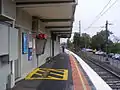 Westbound view from Platform 2 in July 2012