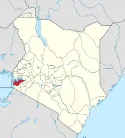 Location in Kenya