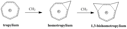 IUPAC naming system illustrated by the homotropylium cation derivatives