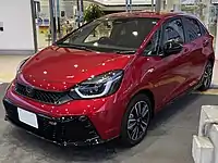 2022 Fit e:HEV RS (Japan; facelift)