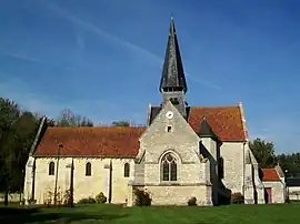 The church in Hondainville