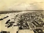 Hooghly river and part of Calcutta's east bank