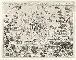 Castle of Hoogstraten in 1603