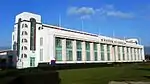 The Hoover Building on Western Avenue in Perivale is an example of Art Deco architecture designed by Wallis, Gilbert and Partners (1932–38)