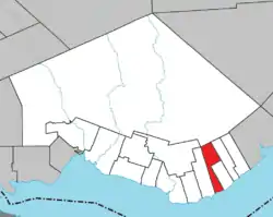 Location within Bonaventure RCM.