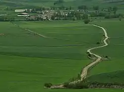 View of Hornillos del Camino from Matamulos