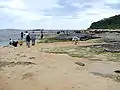 Hoshizuna-no-hama (Star Sand Beach): Beachcombers looking for star-shaped sand grains