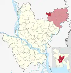 Location of Hossainpur