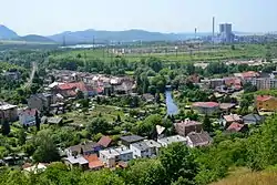 Panorama of Hostomice