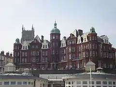 Hotel viewed from Cromer Pier