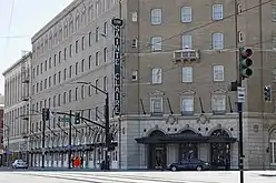 The historic Sainte Claire Hotel, today The Westin San Jose