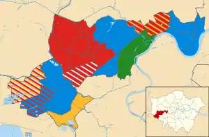 Hounslow 2006 results map