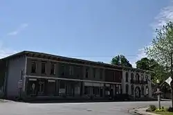 Shops in the center of Howe