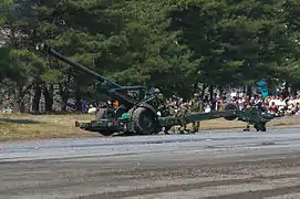 FH-70 Towed Howitzer built under license by Japan Steel Works for the JGSDF