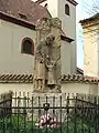 World War I memorial (1921) in front of the church